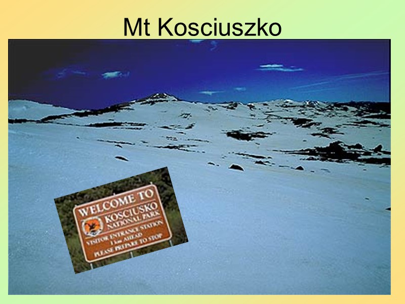 10 Mt Kosciuszko